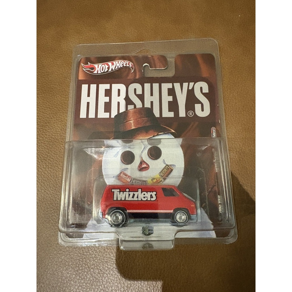 Hot Wheels Hershey's Twizzlers '70 Van. SHIPS IN PROTECTOR